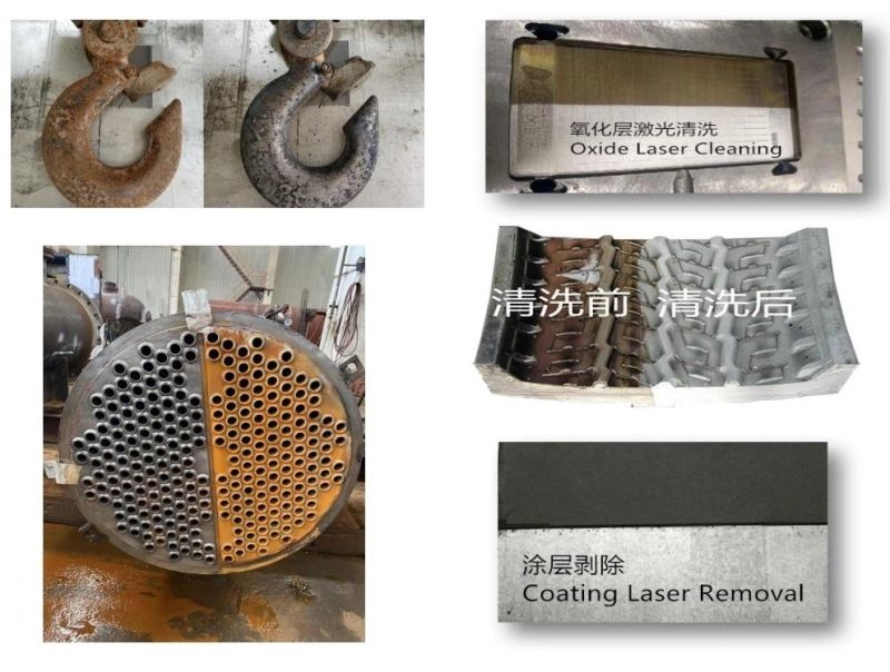 High Speed Portable Fiber Laser Cleaner Metal Rust Oil Removal cleaning Machine