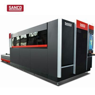6000kw 8000kw Whole Cover High Precision Thin Thick Steel Plate Fiber Laser Cutting Machine
