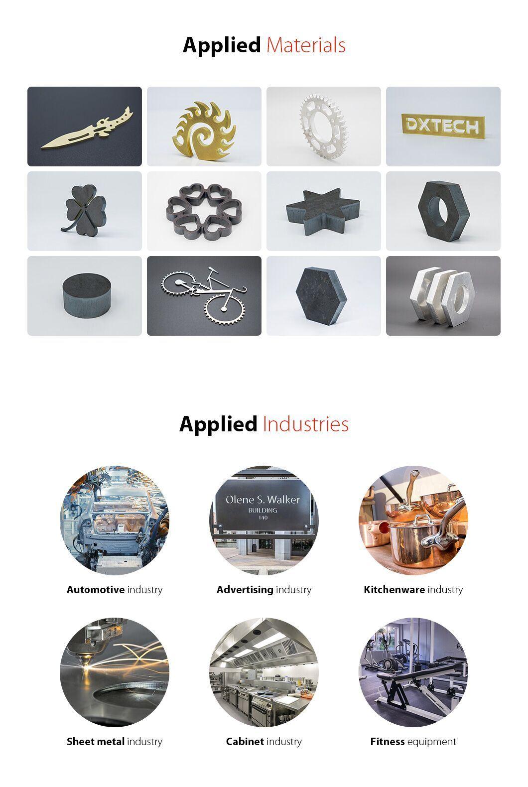 Solid-State Laser of Laser Cutting Machine for Metal Sheet Stainless Steel Lower Cost Wider Application