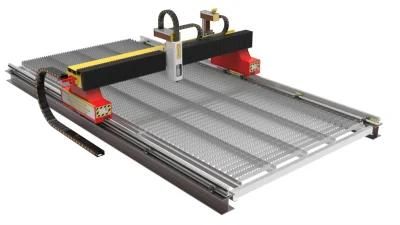 Lansun Ground Rail CNC Fiber Laser&Plasma&Flame Functional Cutting Machine Gr6025