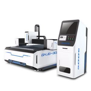 Jiangsu Factory Direct Sales Gh-D6020 3000W Fiber Laser Cutting Machine with Exchange Platform