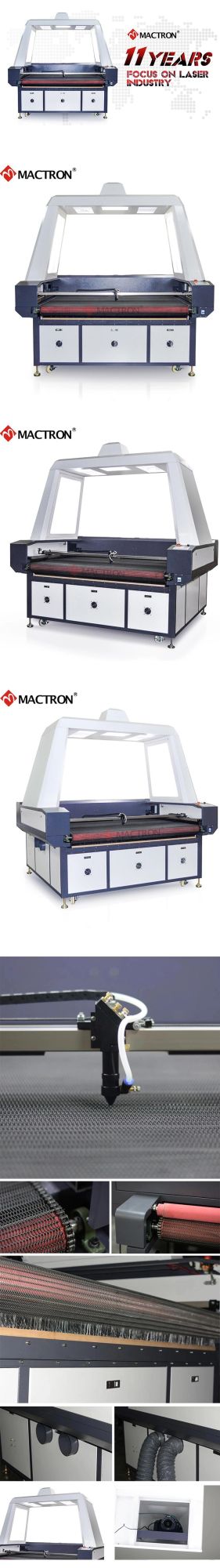 1610 Laser Cutting Machine Laser Cutter for Cloth Garment Industry