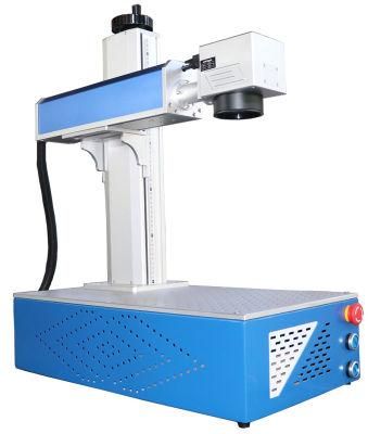 50W Buttons Name Card LED Bulb Mini Laser Marking Machine Price List