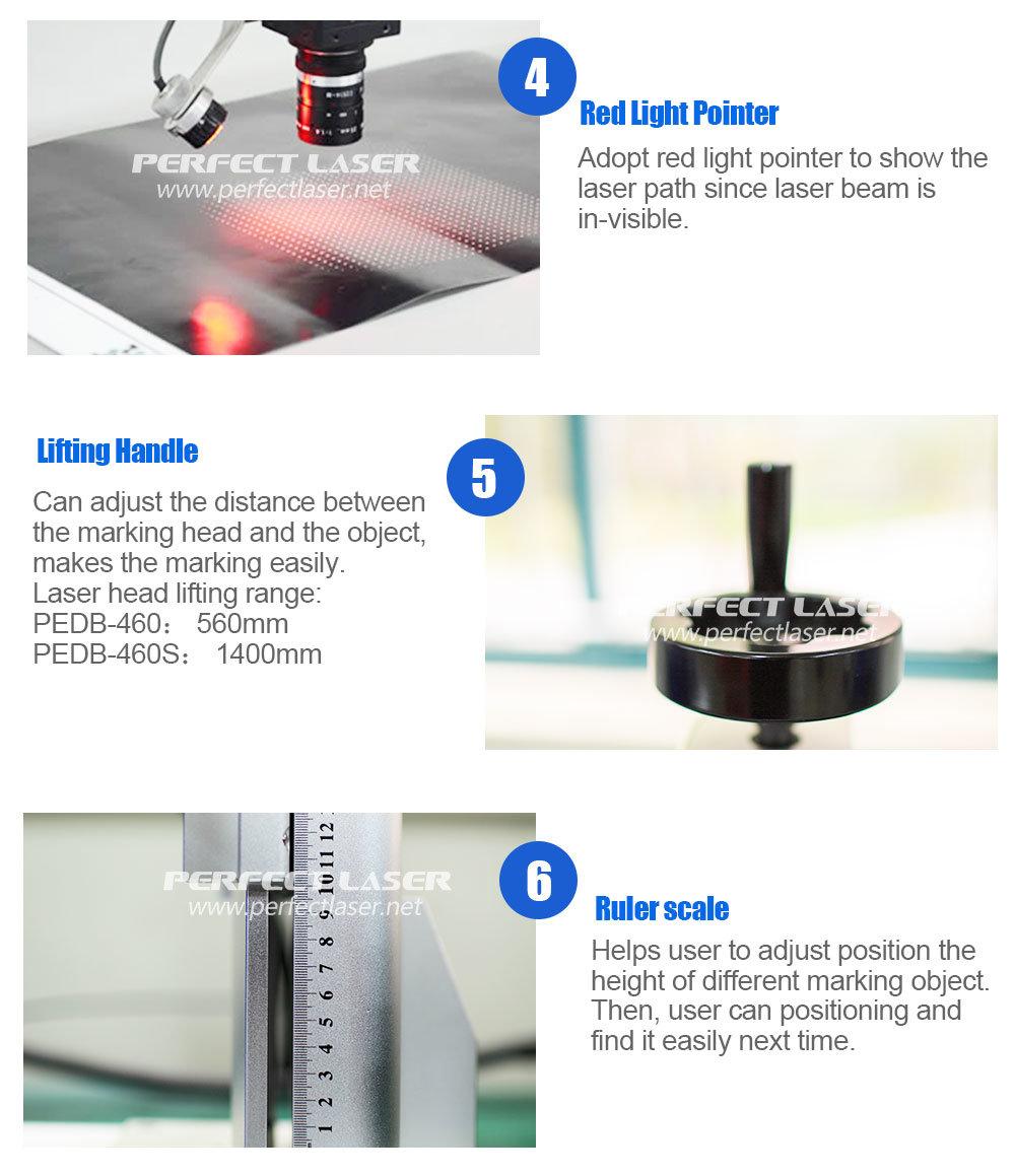 Floor-Standing Type Pen Laser Marking Engraving Machine for Metal
