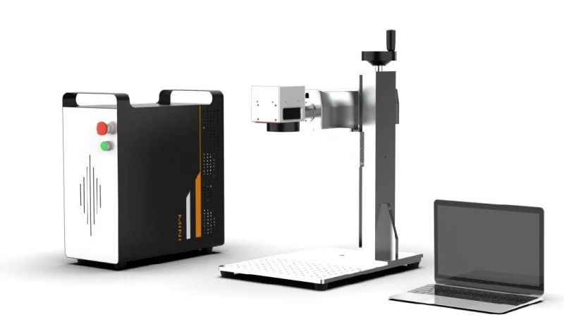 Continuous Wave Laser Mark Machine 3D Crystal Laser Engraving Machine for Metal