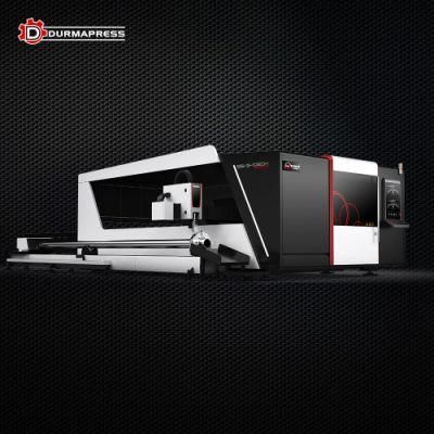 Full Covered Sheet Metal CNC Fiber Laser Cutting Machine Price 2000W by China Durmapress Factory