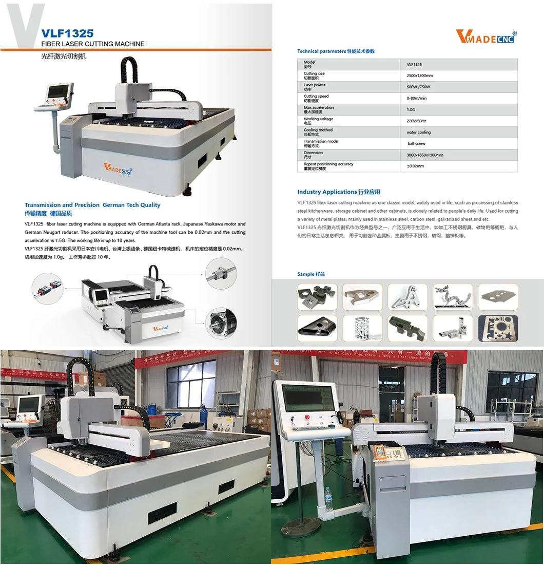 1500W CNC Metal Fiber Laser Cutting Machine