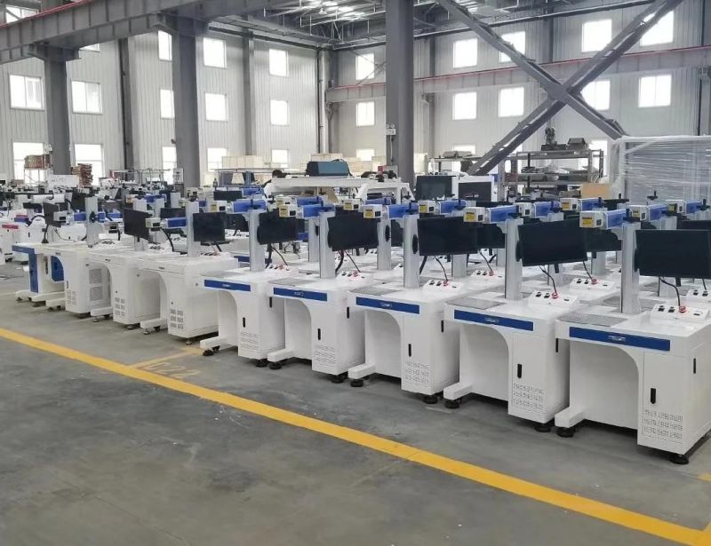 Cyclops Camera 60W Mopa Fiber Laser Marking Machine for Engraving Firearms Gun