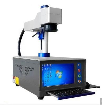 Split Mini Portable Desktop 20W 30W 50W Fiber Laser Marking Machine Laser Markers with Rotary