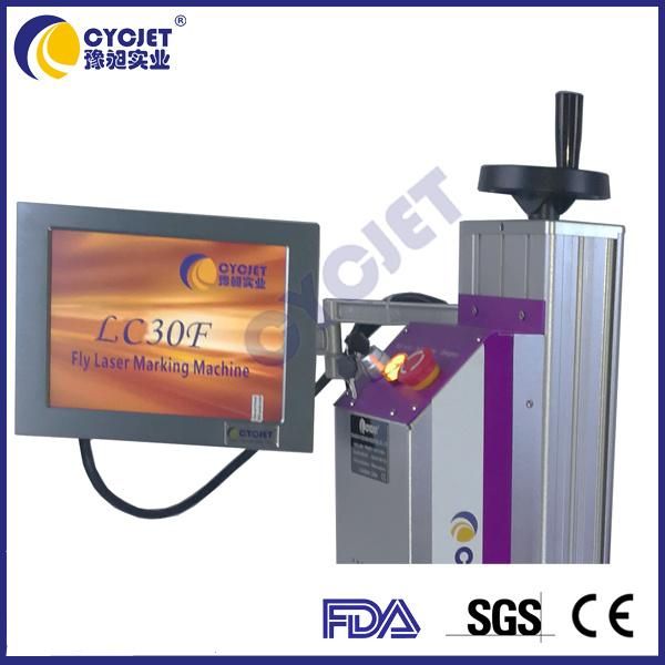 Cycjet CO2 Flying Laser Marking Machine on Food