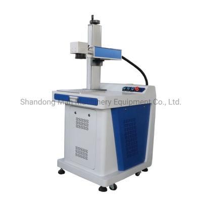 30W Desktop Fiber Laser Marking Etching Machine on Bird Ring Pen Stainless Steel Metals