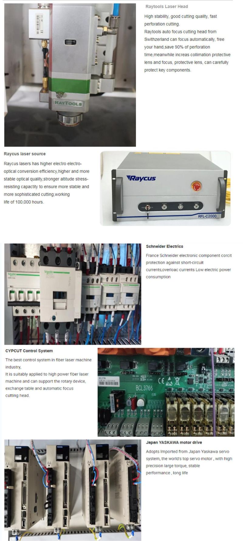 1000W 2000W 3000W 6000W 12000W Large Platform Laser Cutting Machine Metal Laser Cutter Price with CE for Stainless Steel Pipe/Tube and Plate