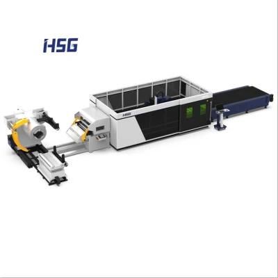 2D Laser Cutting Machine for Plate Steel Iron Aluminum 1500W