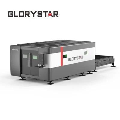 Optional Fiber Glorystar Packaged by Plywood Metal Machine Laser Cutting