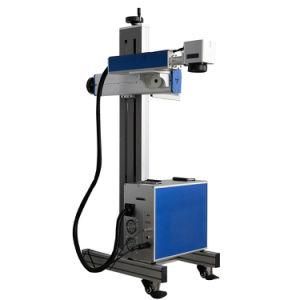 100W Flying and Assembly-Line Style Fiber Laser Marking Machine for Metal and Nonmetal Materials