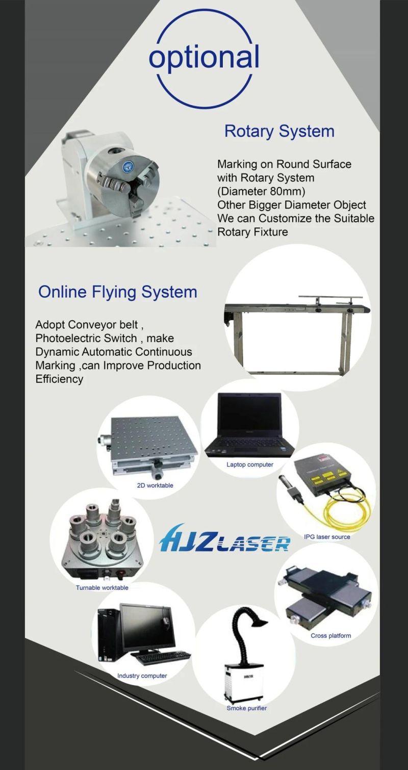 Laser Coding Equipment Date Steel Keyboard Raycus Source Metal Pen Marking Machine
