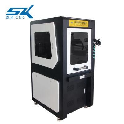 Power Optional Enclosed Metal Nonmetal Fiber Laser Marking Machine Gold Silver Cutter