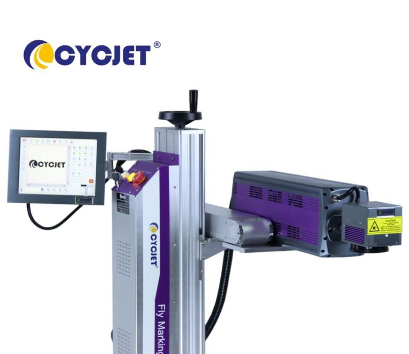 Cycjet Smart LC30f Date Coding CO2 Online Laser Marking Machine on Glass Bottle