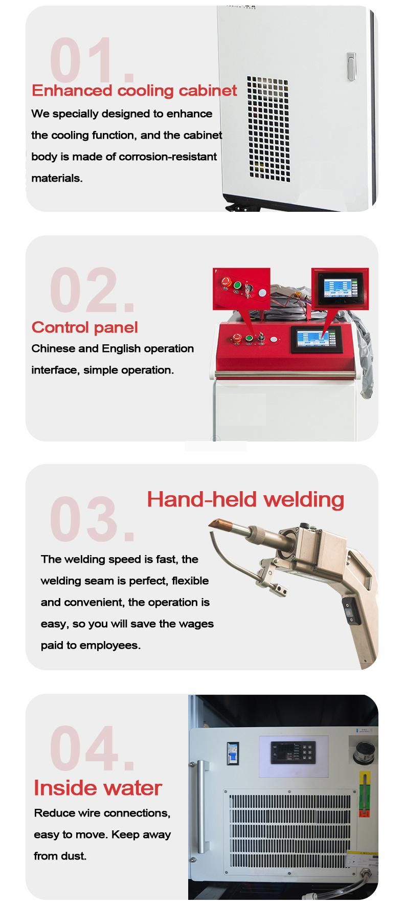 Optical Fiber Laser Welding Machinery 1000W Handheld Laser Welding Plotter Machine