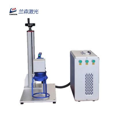 Hnadheld Structure Mini Fiber Laser Engraver Marking Machine for Metal Nonmetal Rubber Plastic Ss CS Aluminum Tyre