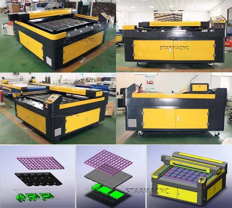 Yongli Laser Tube 220W Top Quality Laser Cutter Machine for Cutting 15-20mm Acrylic