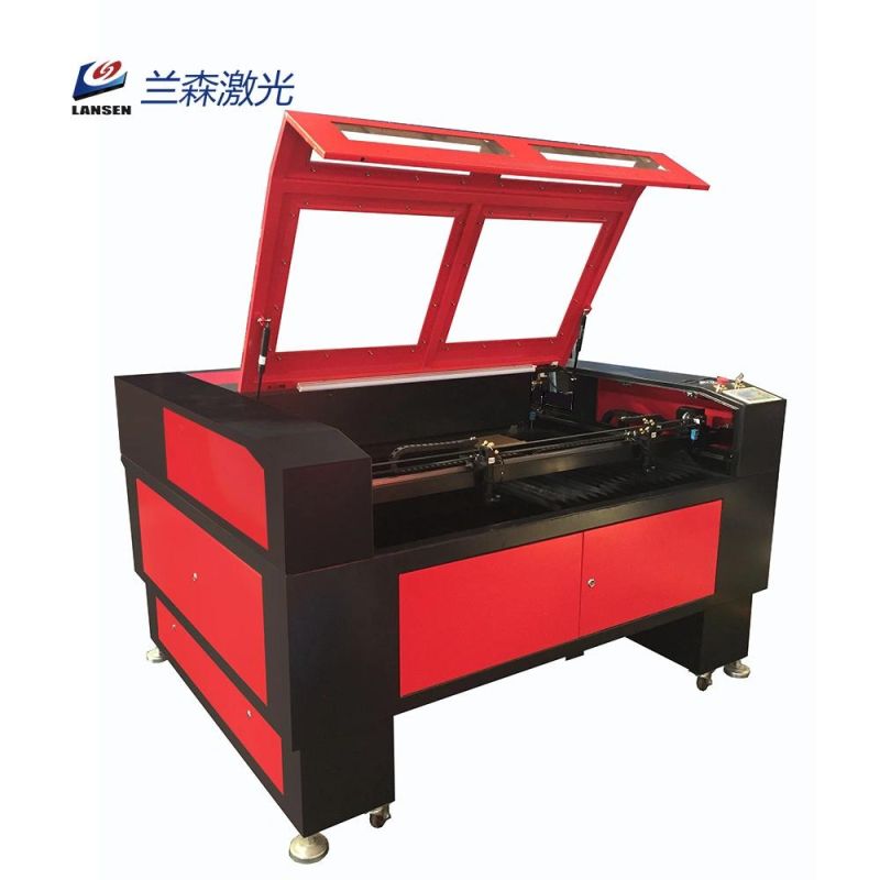 CO2 Multi Heads Laser Cutting Machine Lp-C1290t with Metal Slat Work Table