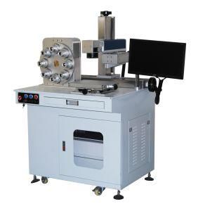 Raycus 20W Fiber Laser Marking Machine with Rotary for Ring Watch Phone