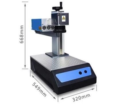 Solid State 355nm Portable Desktop Mini UV Laser Machine for Marking / Engraving / Eatching