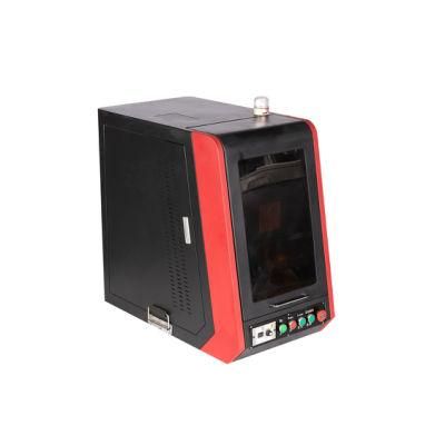 Mini 50W Fiber Laser Marking Machine for PVC Plastic Pipe