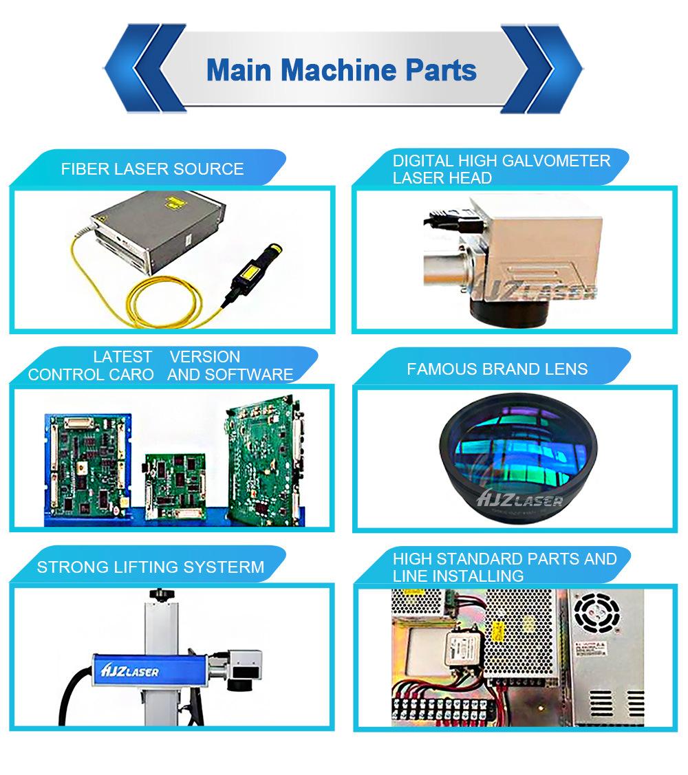 20W 30W 50W Logo Fiber Laser Marking Printing Machine