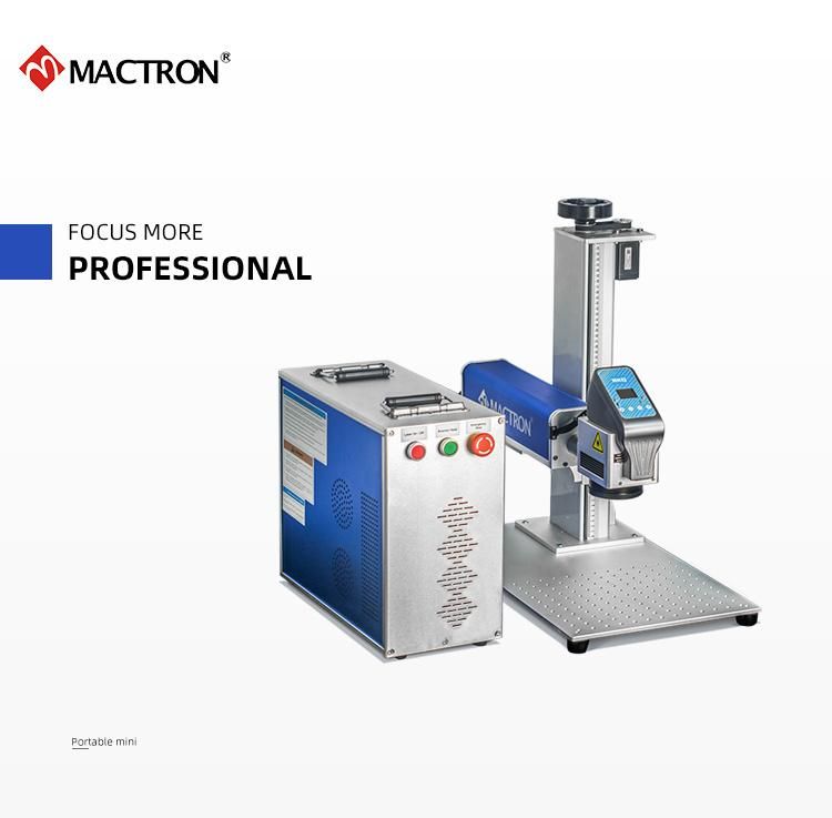 Portable Split Fiber Laser Marking Machine with Autofocus System