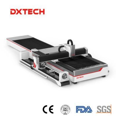 Metal Tube and Plate Fiber Laser Cutting Machine with Rotary Axis