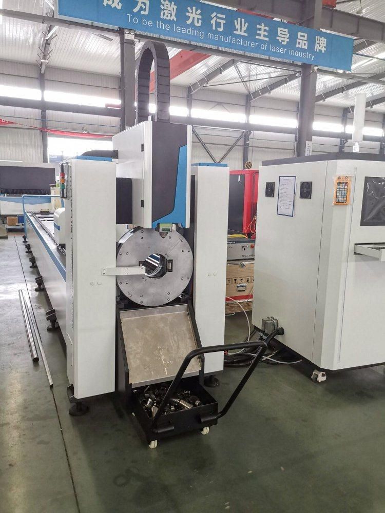 Raycus 1000W /1500W Metal Tube Cutting Fiber Laser Tube Cutting Machine for 6000mm Metal Tube CNC