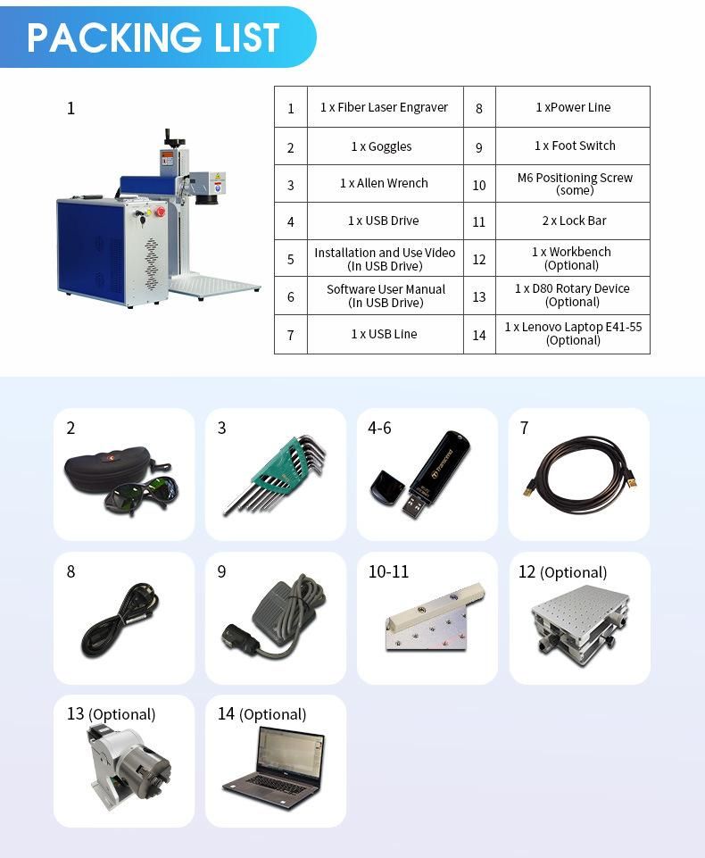 Fiber Laser Marker Engraver