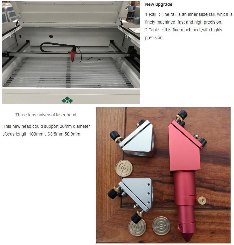 Reci 60W 80W 100W Engraver Wood Acrylic Stone MDF 6090 9060 CNC CO2 Laser Engraving Machine Price