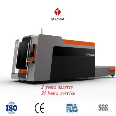 Closed Type Fiber Laser Metal Sheet Cutter Metal Pipe Cutting Machine