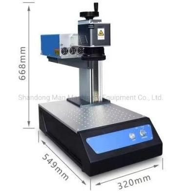 Mini 3W/ 5W UV Laser Marking Machine for Glass Ceramics Jade Crystal Metal Plastic