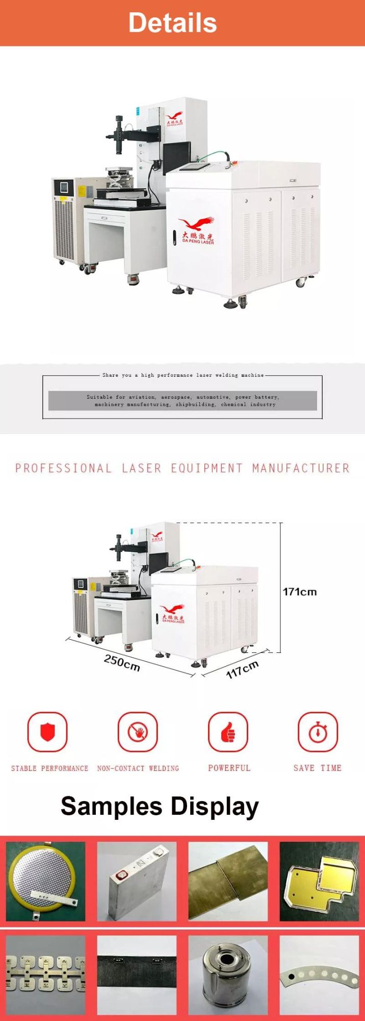 Energy Feedback Laser Welding Machine Welder Machines
