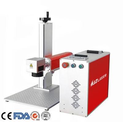 30W Workshop Used Fiber Laser Marking Machine for Printing Qr Code on Metal and Nonmetal