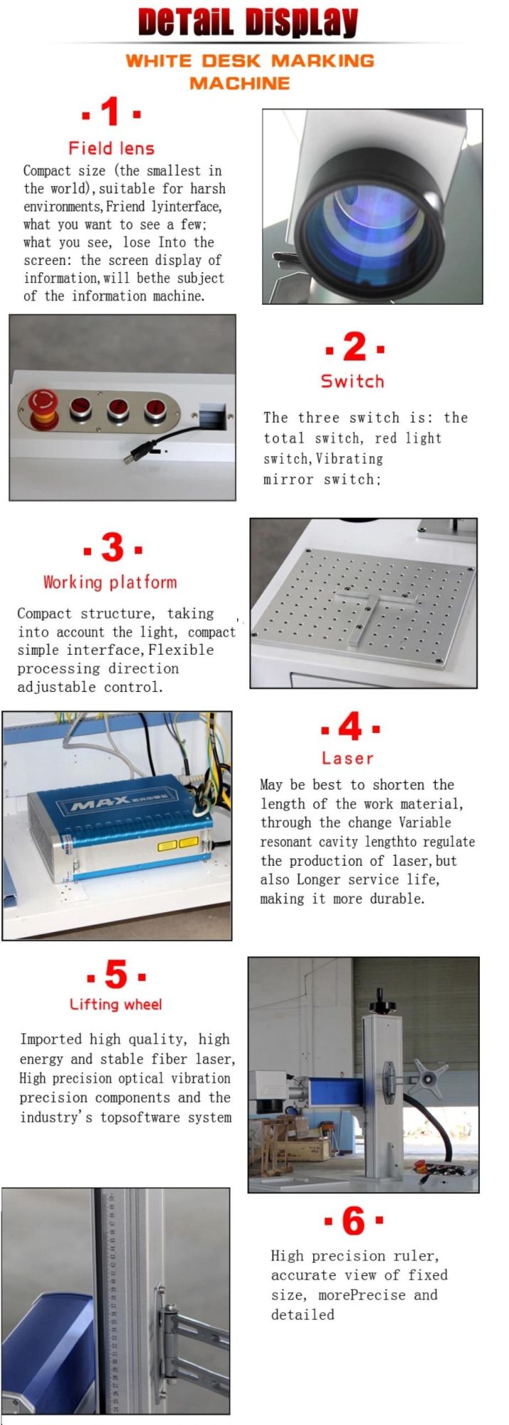 20W Desktop Laser Marking Machine Portable Laser Fiber Marker