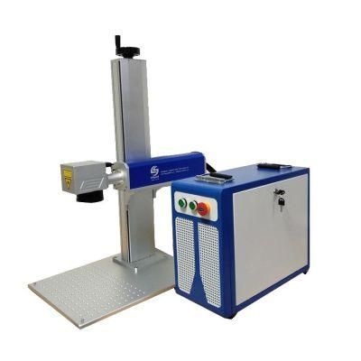 Factory Price 20W 30W Fiber Laser Marking Machine with Galvo Scanner for Automotive Parts, Metal Bushing, Knives and Tools Marking and Engraving