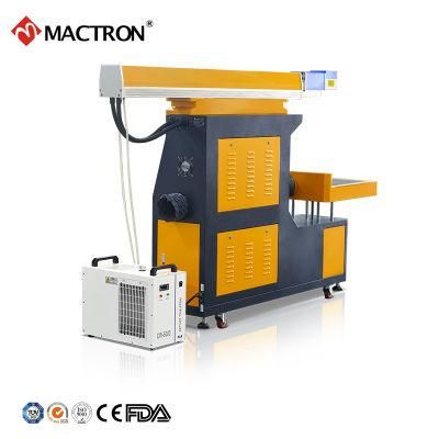 30W/60W/80W/100W 600X600mm CO2 Galvo Head Laser Marking Machine for Leather/Jeans