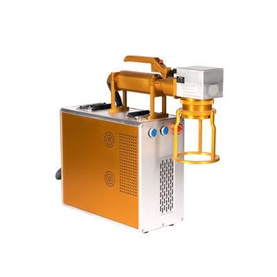 High Performence 10W Mini Handheld Bar Code Fiber Laser Marking Machine