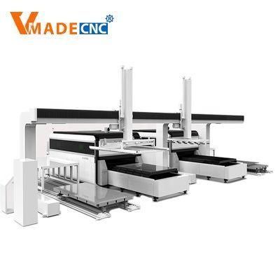 Automatic Feeding Shuttle Laser Cutting Machine Metal Sheet Stainless Steel with Full Inclosed Cover