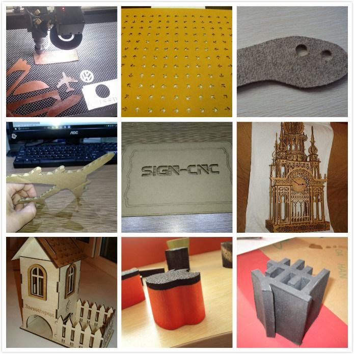 1390 Model Ai Graphic Format Supported Sealed CO2 100W Laser Cutting Machine for Acrylic Wood