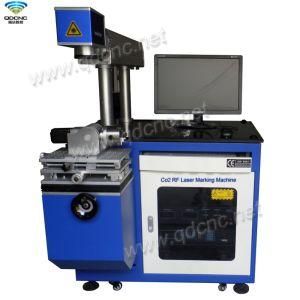 High Marking Quality CO2 Fiber Laser Marking Machine for Plywood/Leather Qd-RF110/Qd-RF200/Qd-RF300&#160;