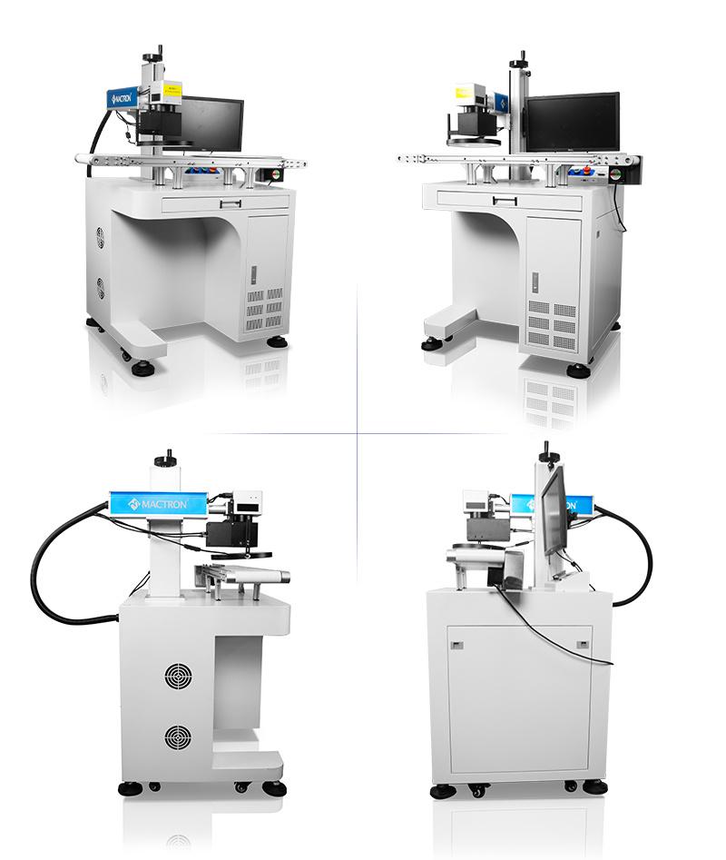 Effective Working High Speed Conveyor Belt Metal Fiber Laser Marking Machine 20W Price