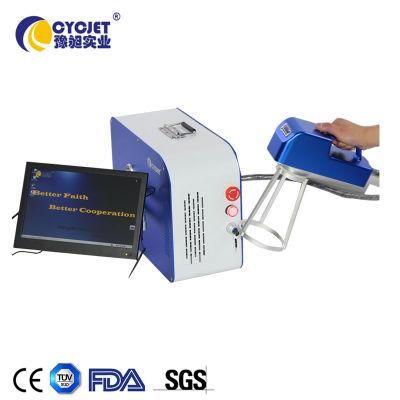Cycjet D100 Industrial Automatic spray Bar Code Printer Handheld Laser Marking Machine