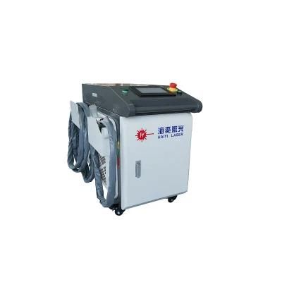 Portable Manual Metal Steel Mold Removal Painting/Oxide 1000W 1500W Laser Cleaning Machine Price Laser Rust Removal for Sale