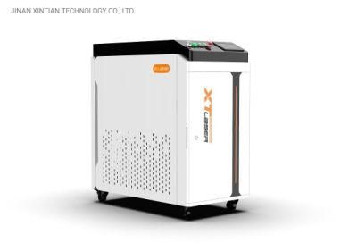 Handheld Fiber Laser Rust Removal Cleaning Machine with 500W Pulse Laser Source